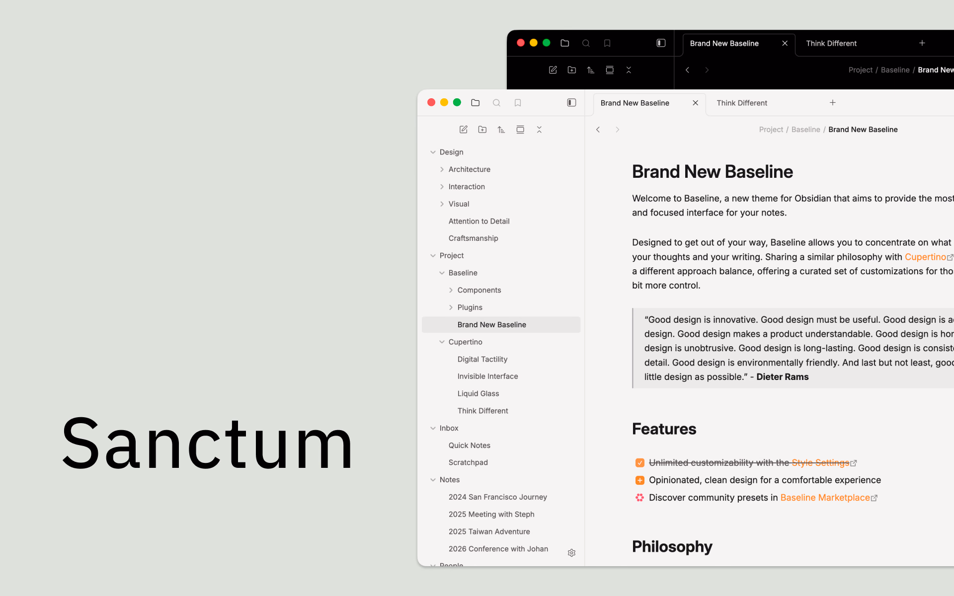 Sanctum preview screenshot 1