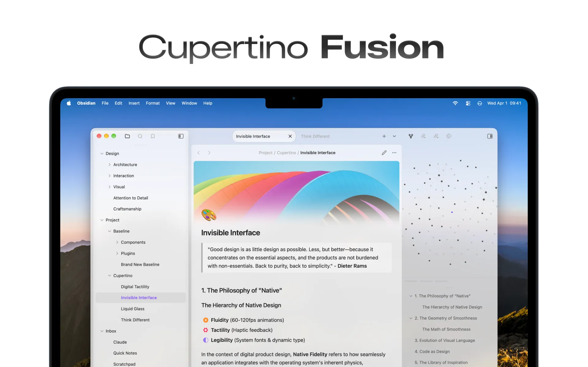 Cupertino Fusion preview screenshot